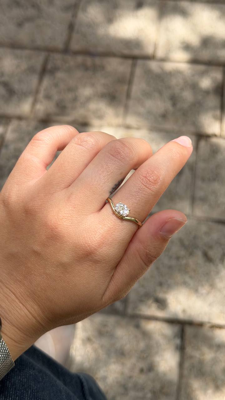 Elan ring - 14K gold