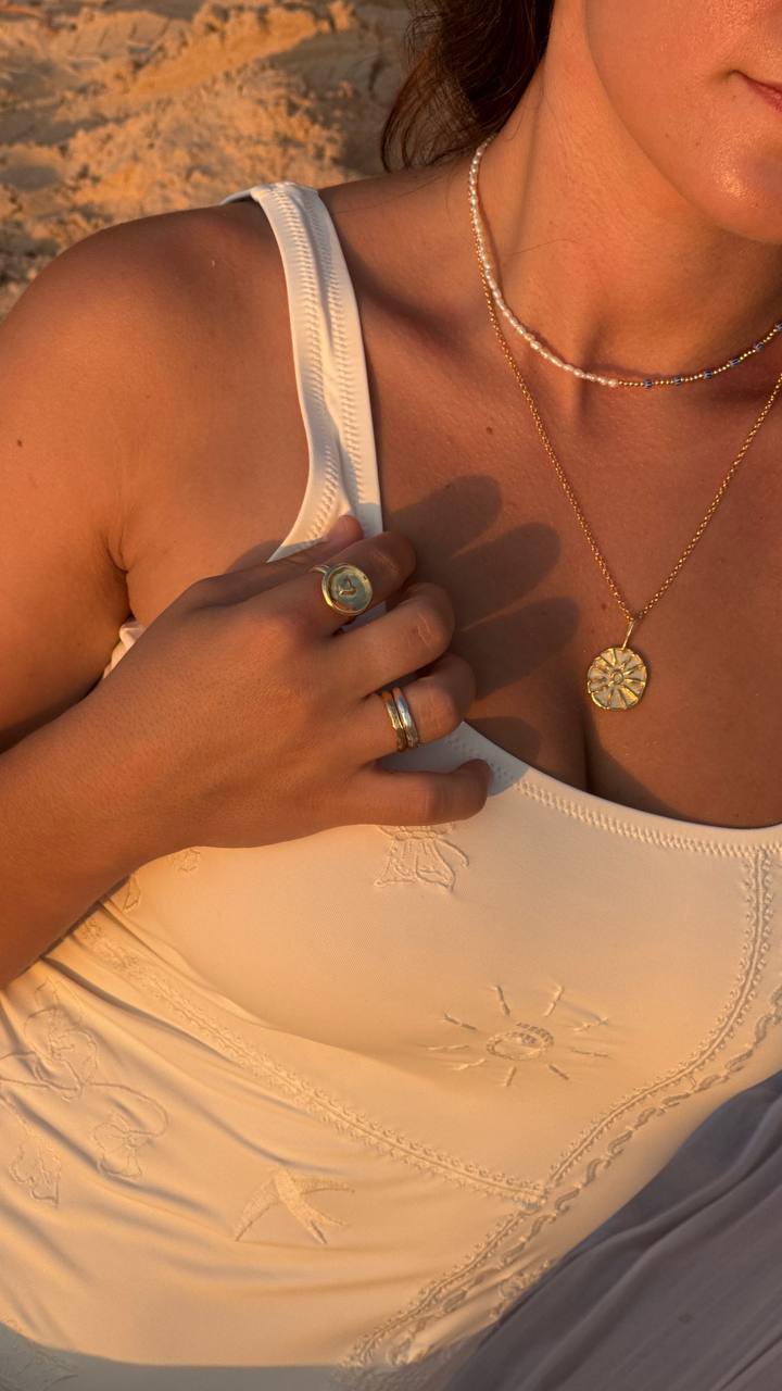 Santorini Necklace - Gold