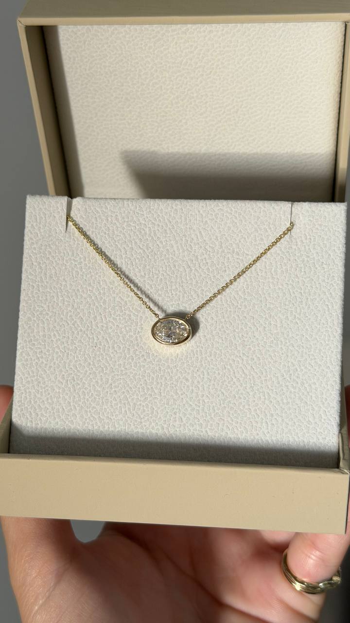 June Necklace - 14k gold