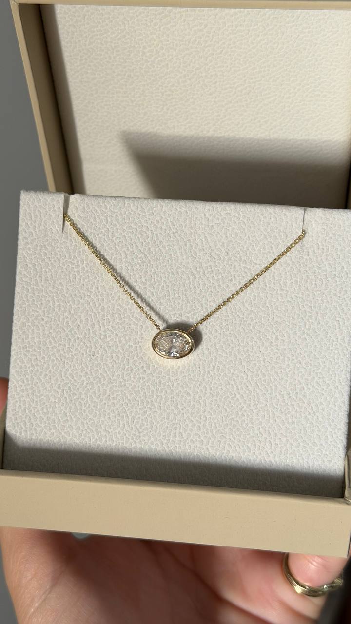 June Necklace - 14k gold