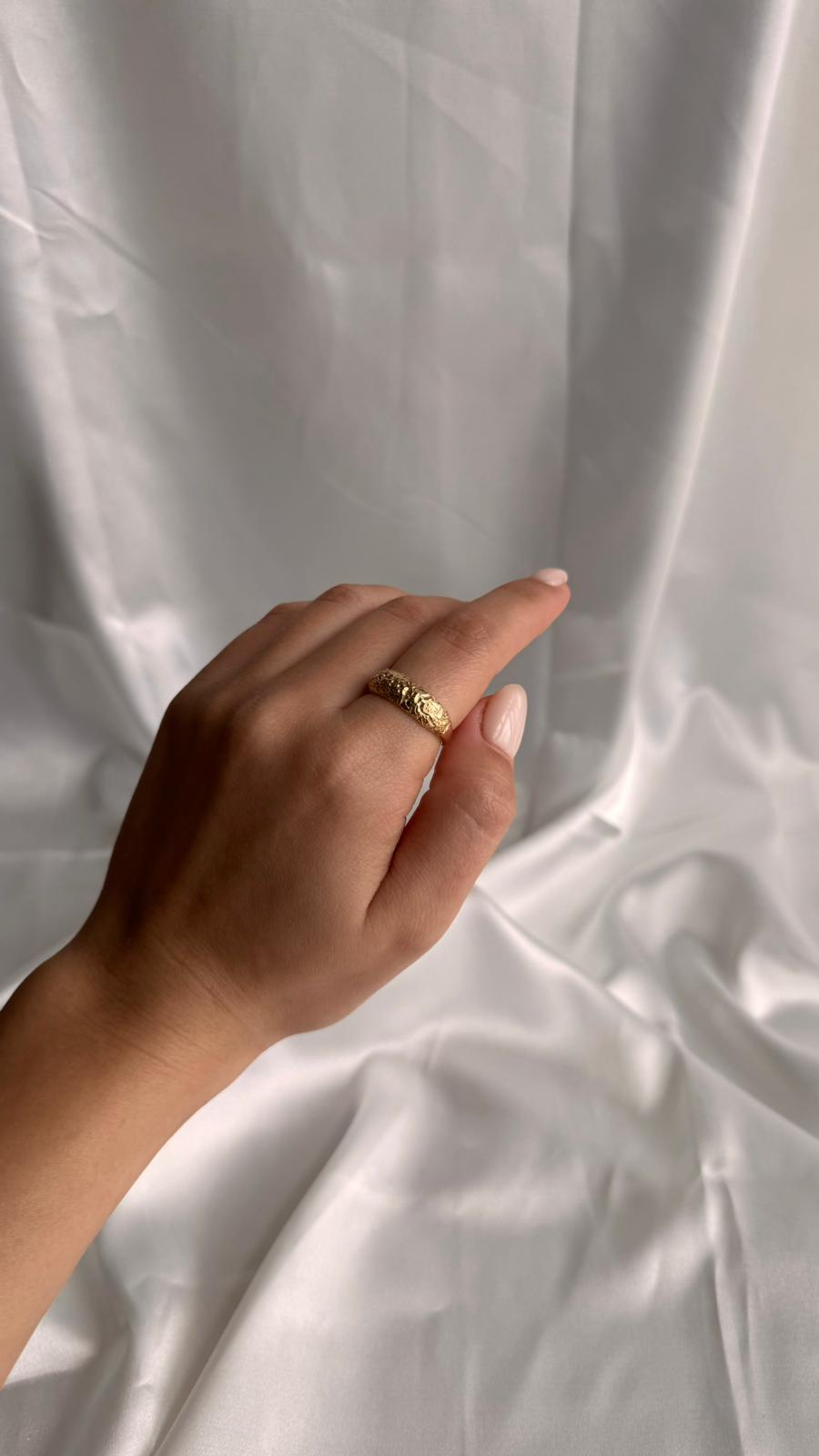 Mini Scar Ring - Gold