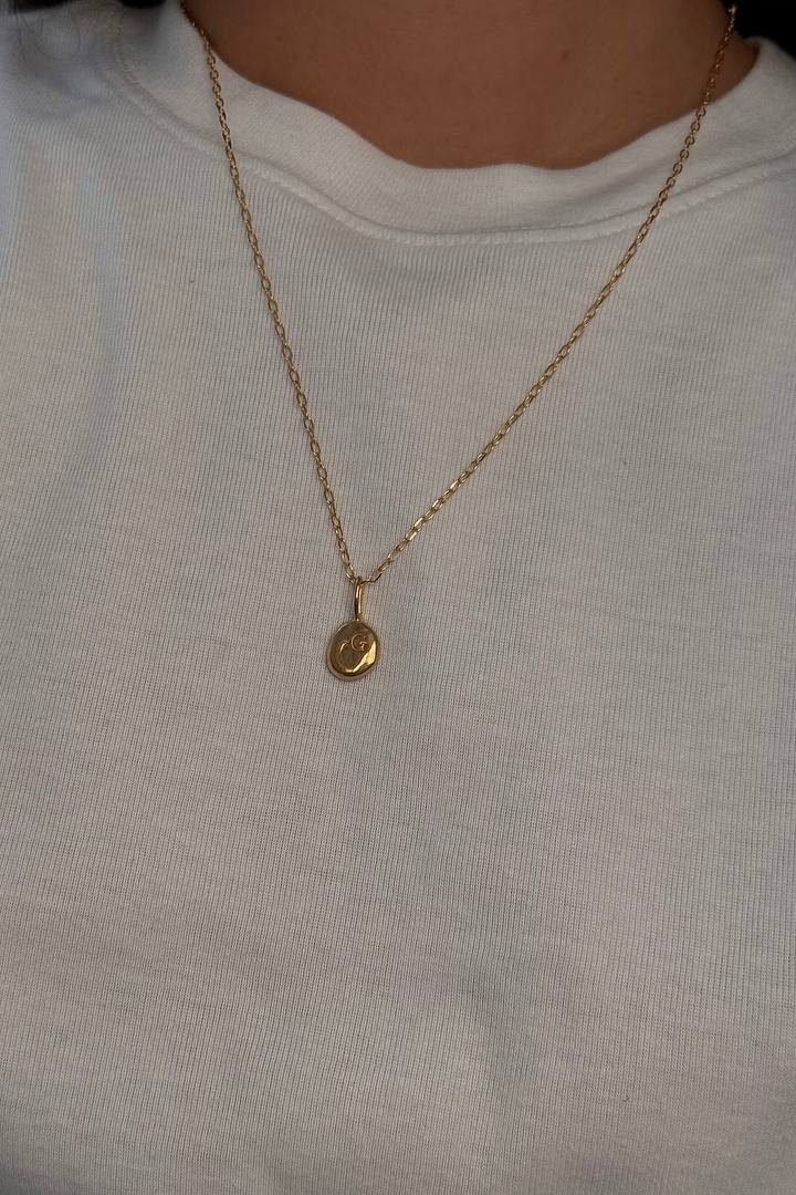 Letter Necklace - Gold