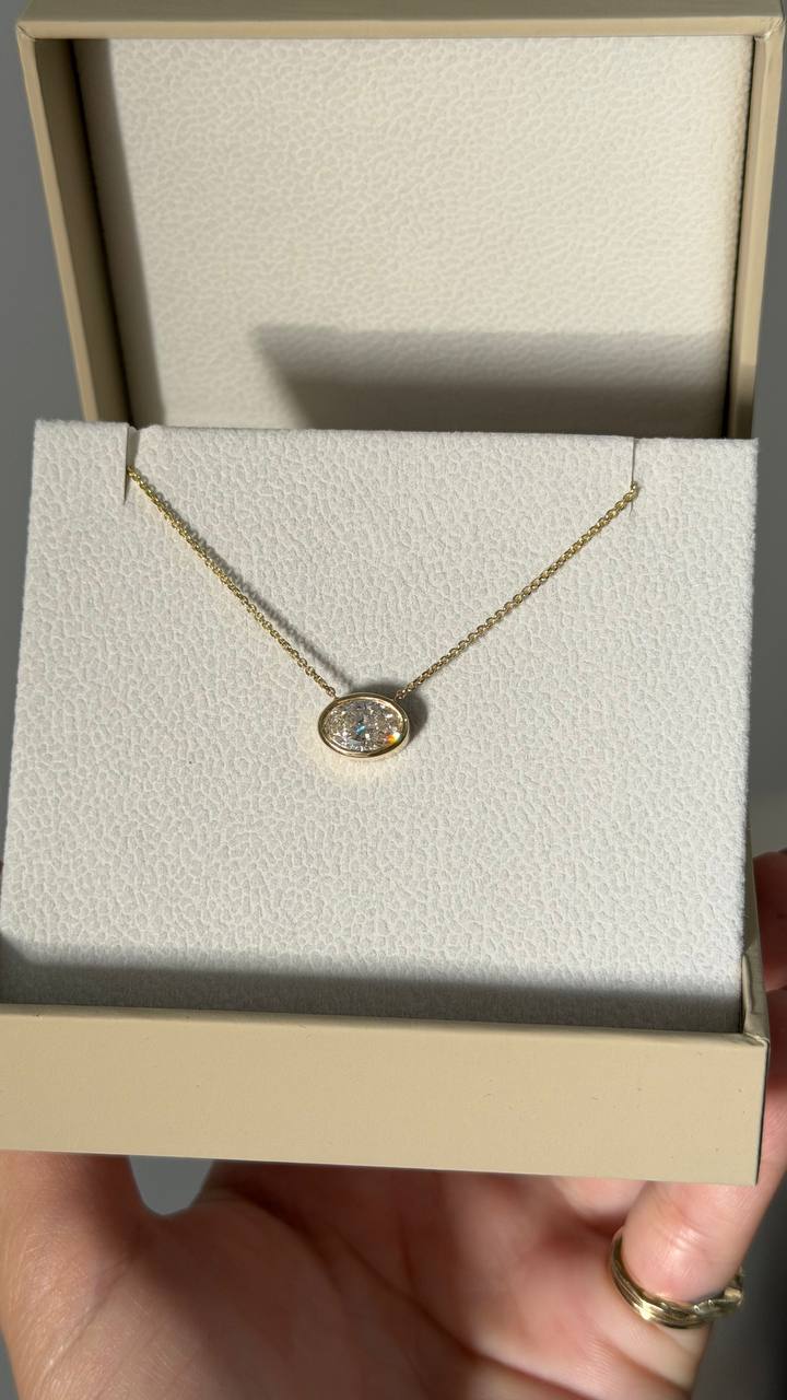 June Necklace - 14k gold