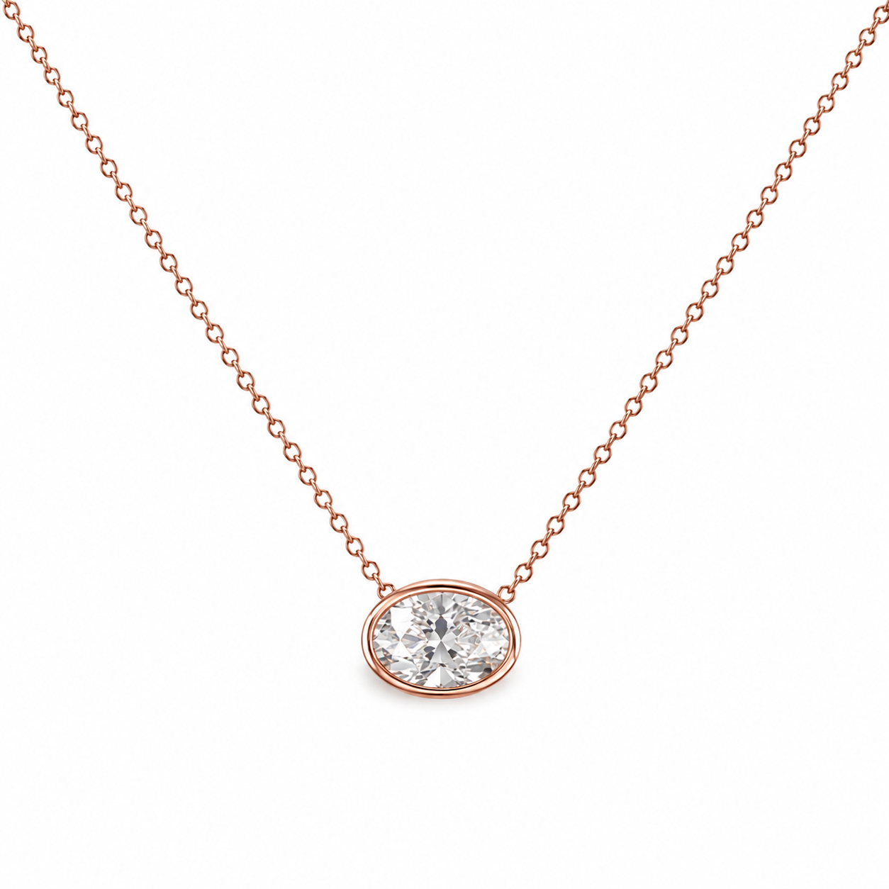 June Necklace - 14k gold