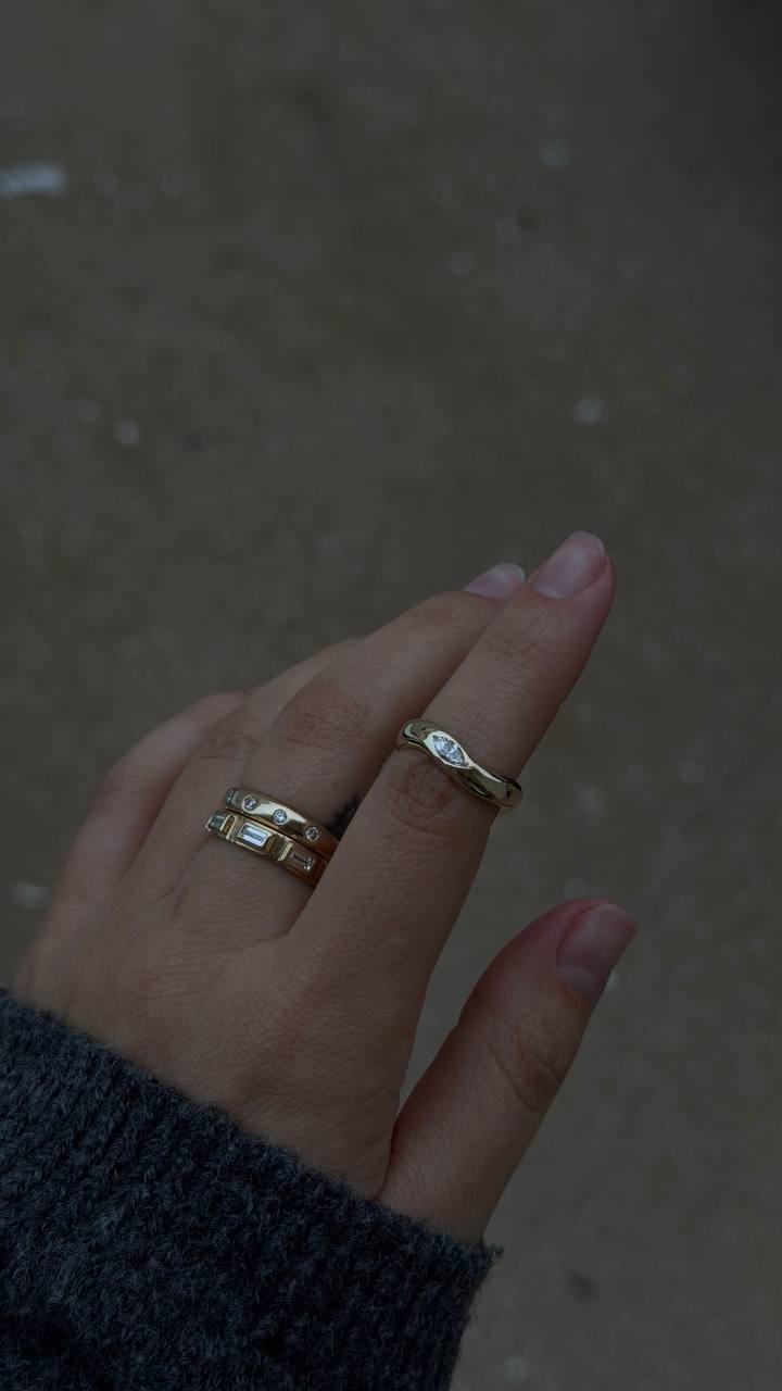Vivian ring marquise diamond - 14K Gold