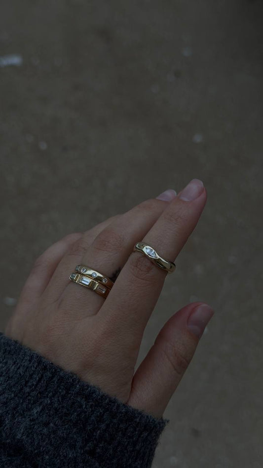 Vivian ring marquise diamond - 14K Gold