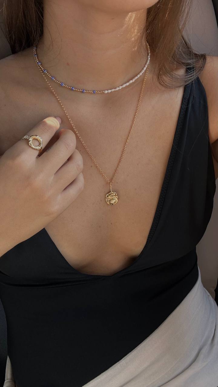 Santorini Necklace - Gold